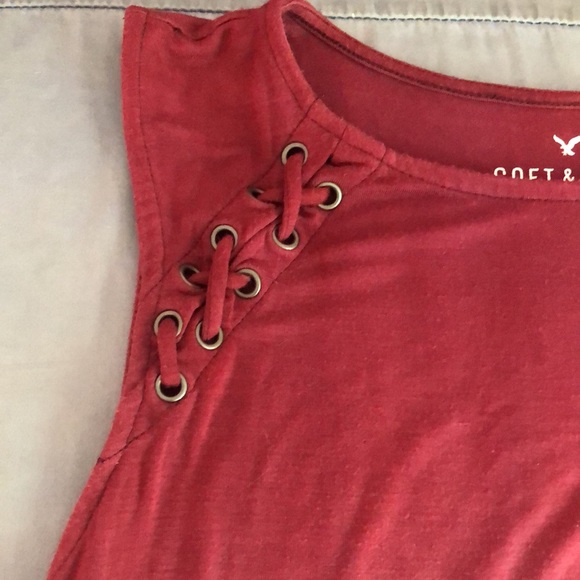 American eagle pink ombre tank top, women’s size small - Picture 4 of 4